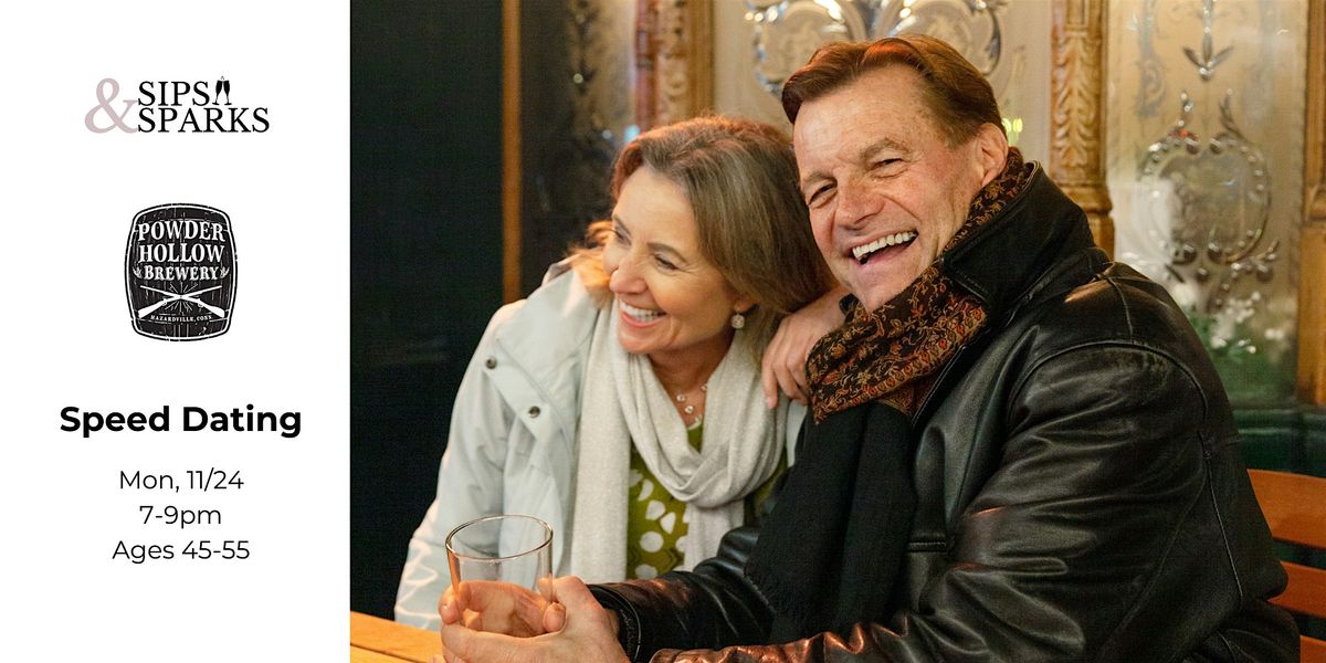 Speed Dating Ages 45-55 in Enfield, CT  at Powder Hollow Brewery