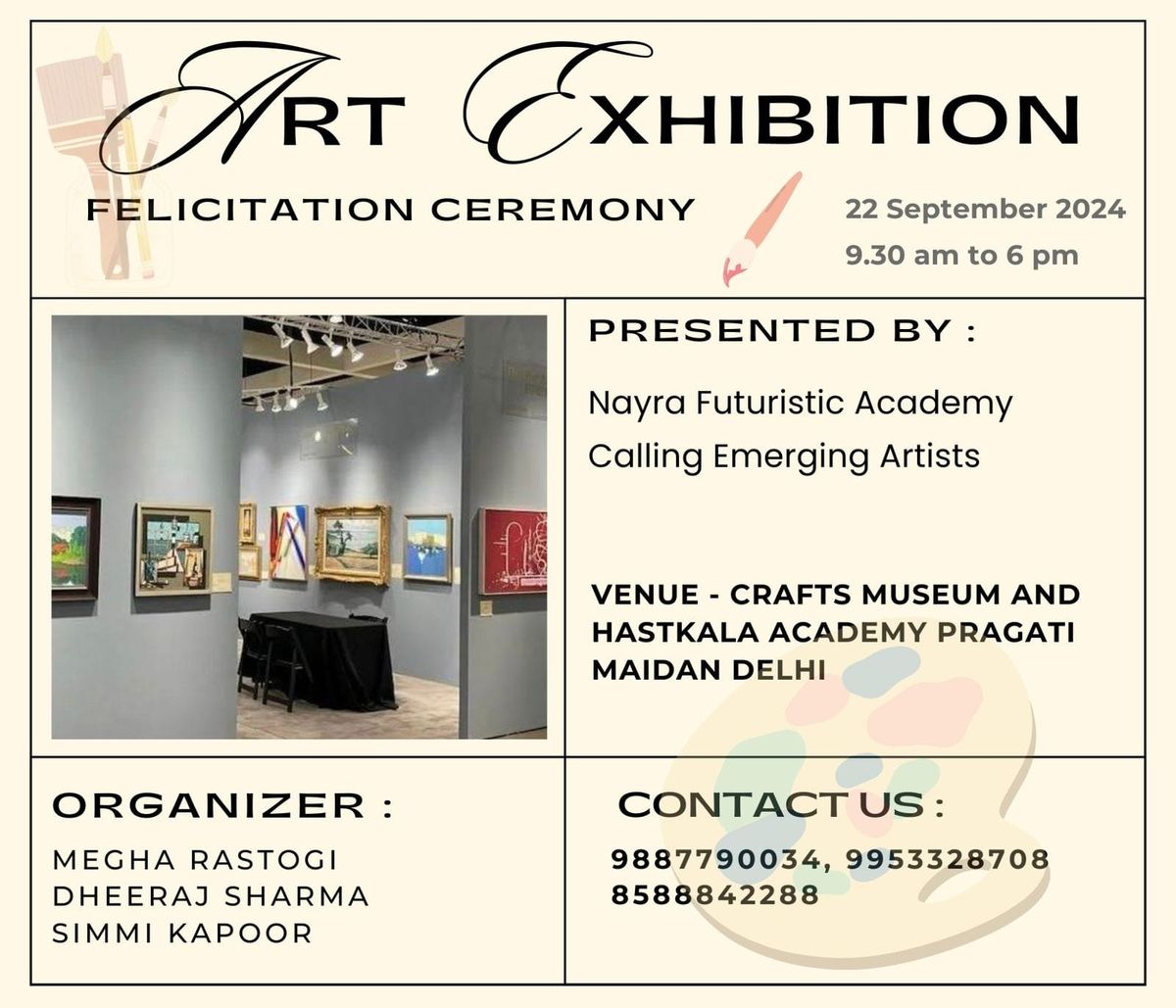 Art Exhibition & Felicitation Ceremony 