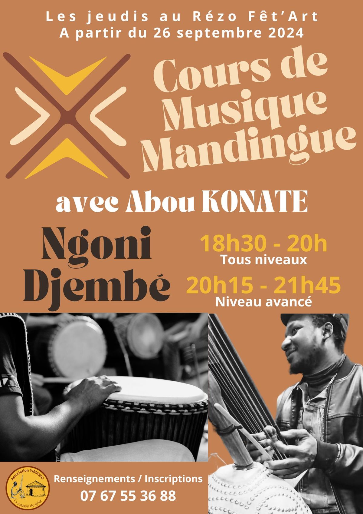 Cours de Musique Mandingue avec Abou Konate