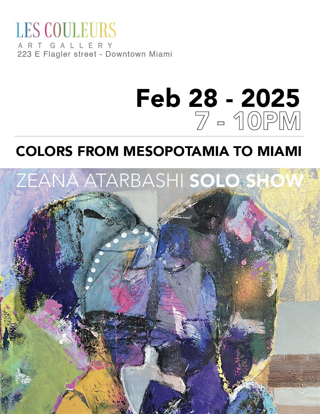 Solo Show ' Colors from Mesopotamia to Miami'