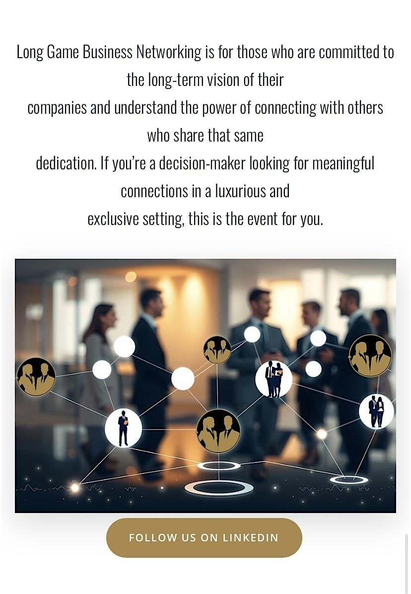Long Game Business Networking