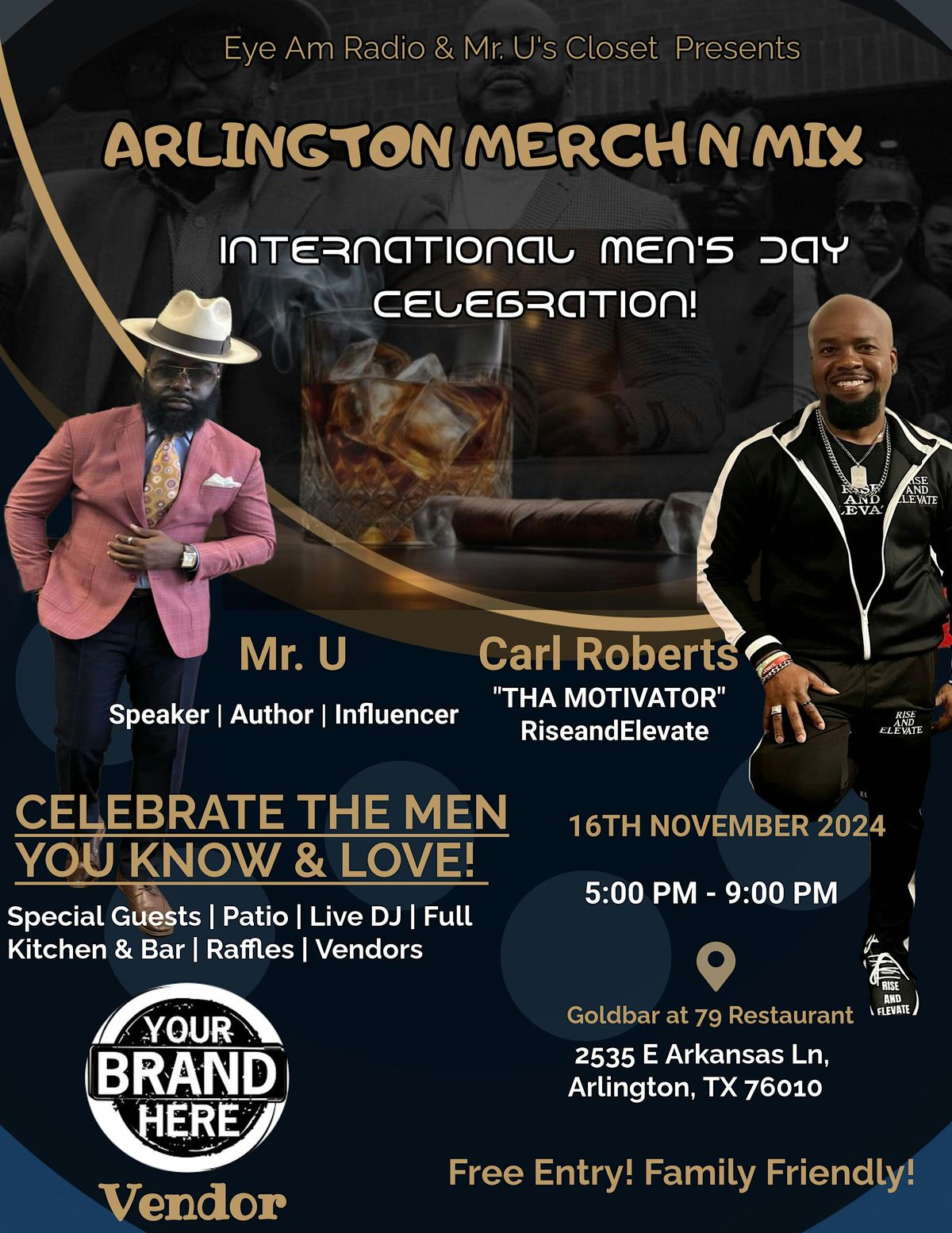 Arlington Merch n Mix International Men's Day Celebration