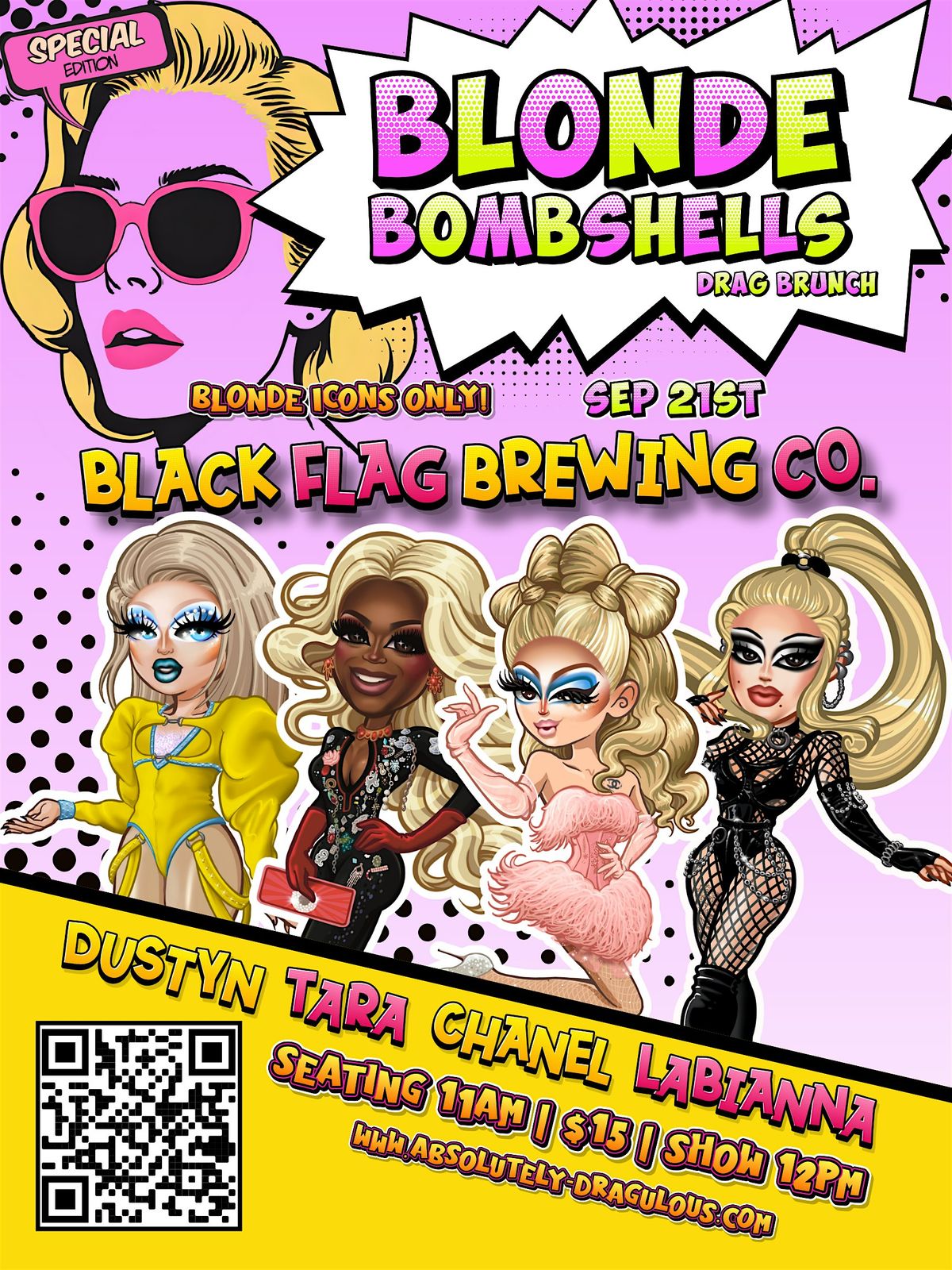 Blonde Bombshells Drag Brunch!