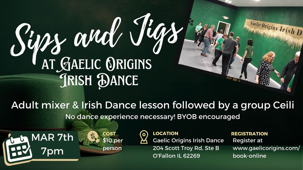 Sips and Jigs - Irish Dance Social