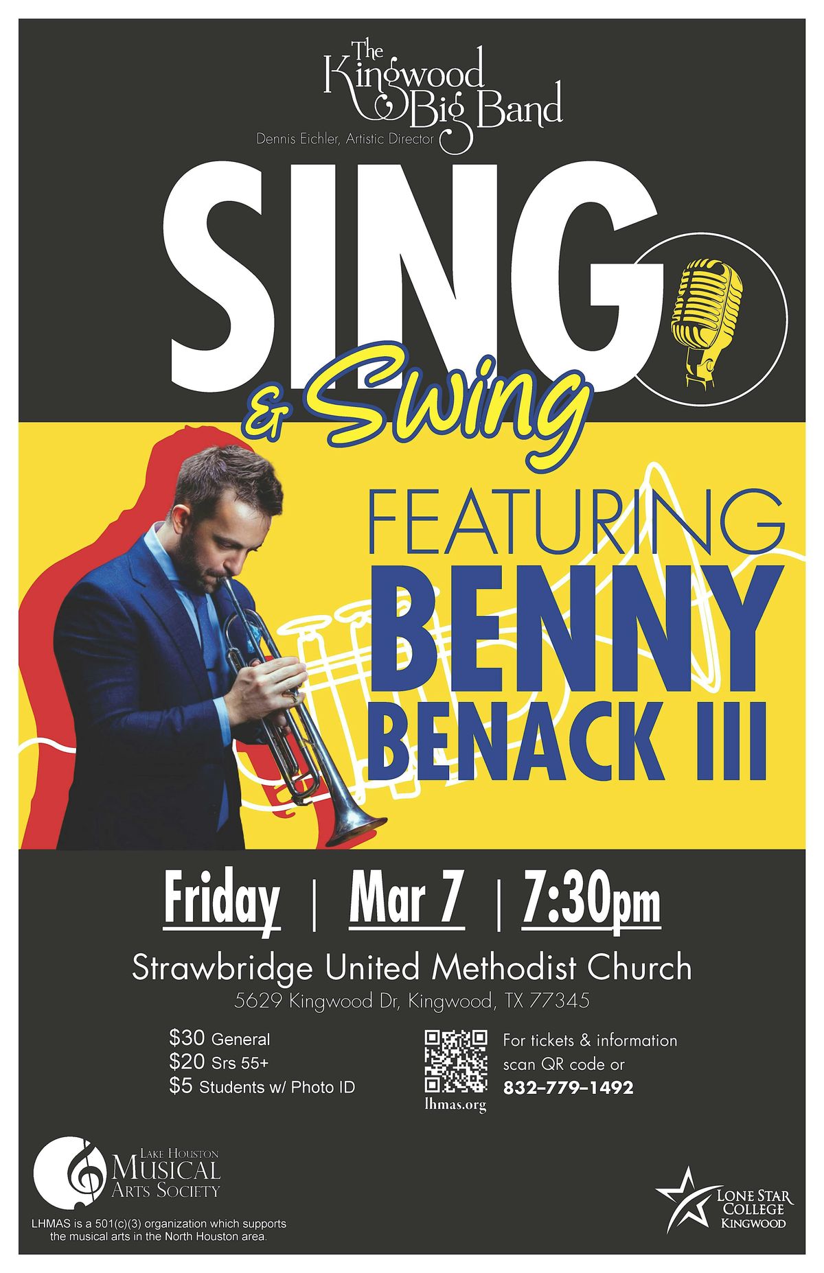 Kingwood Big Band features Benny Benack