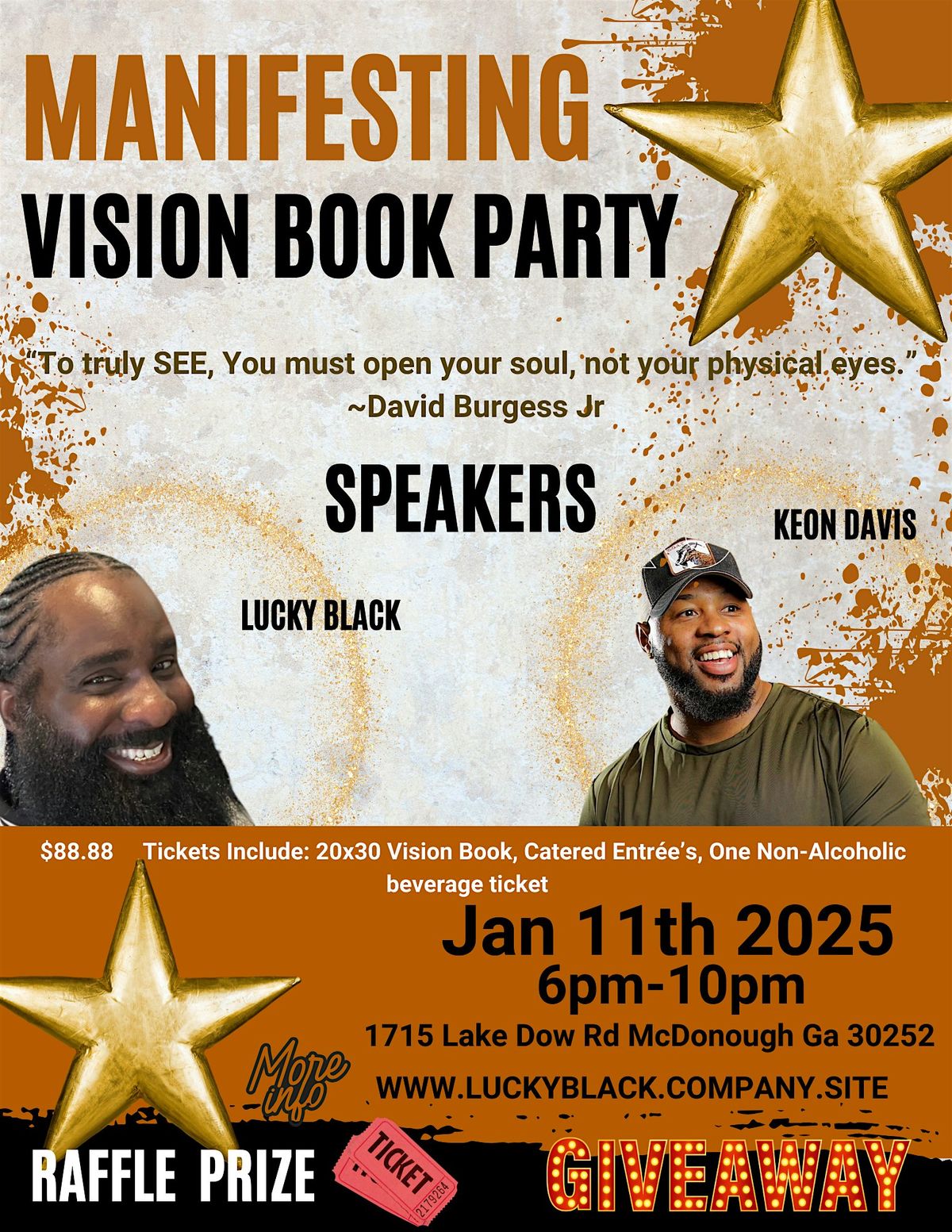 MANIFESTING VISION BOOK PARTY