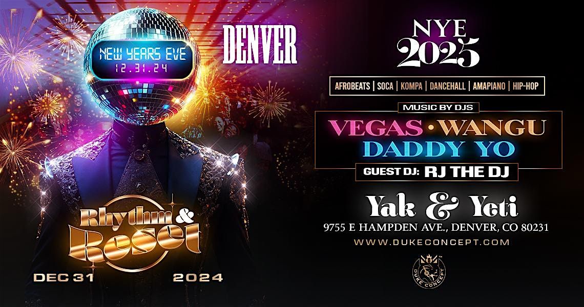 New Year's Eve Denver - RHYTHM & RESET