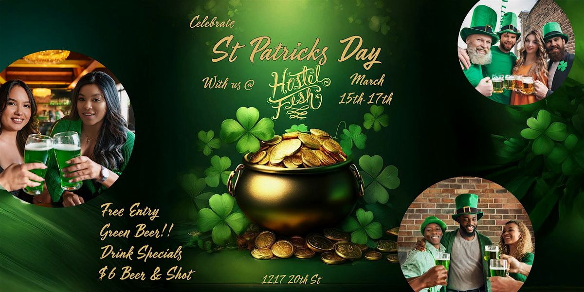 Celebrate St. Patrick's Day at Hostel Fish!!!