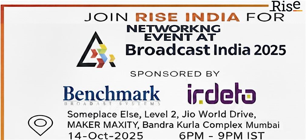 RISE India Social @ Broadcast India 2025