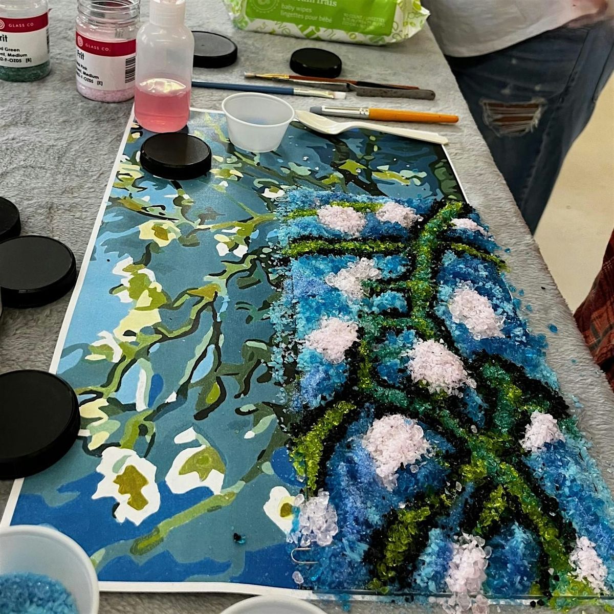 Van Gogh Glass by Numbers