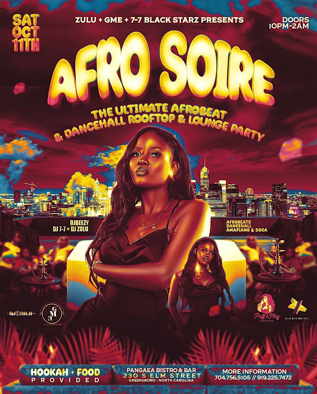 SOIRE ( THE AFRO-CARIBBEAN ROOFTOP & LOUNGE PARTY)