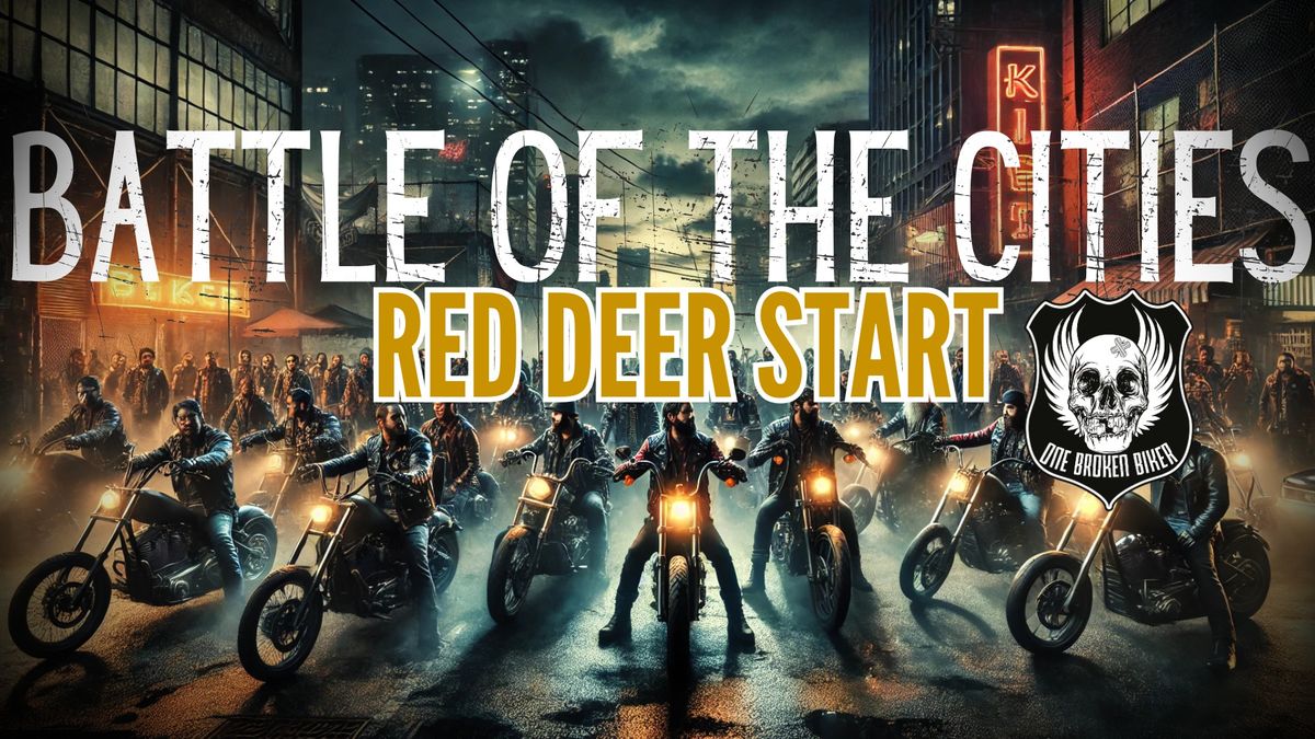 Red Deer - Battle Of The Cities Poker Run With One Broken Biker