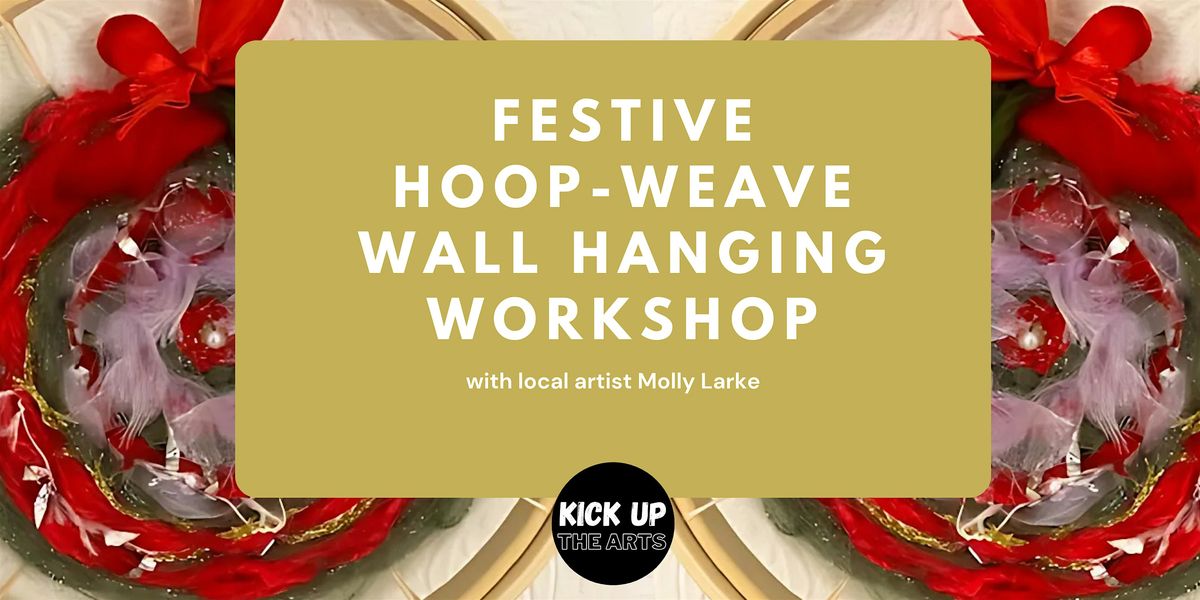 Festive Hoop Weave Wall Hanging Workshop