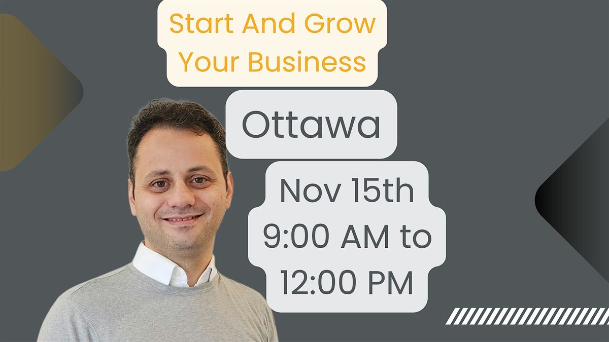 Ottawa\u2019s Small business, How to Start, How to Grow! (Farsi-speaking)