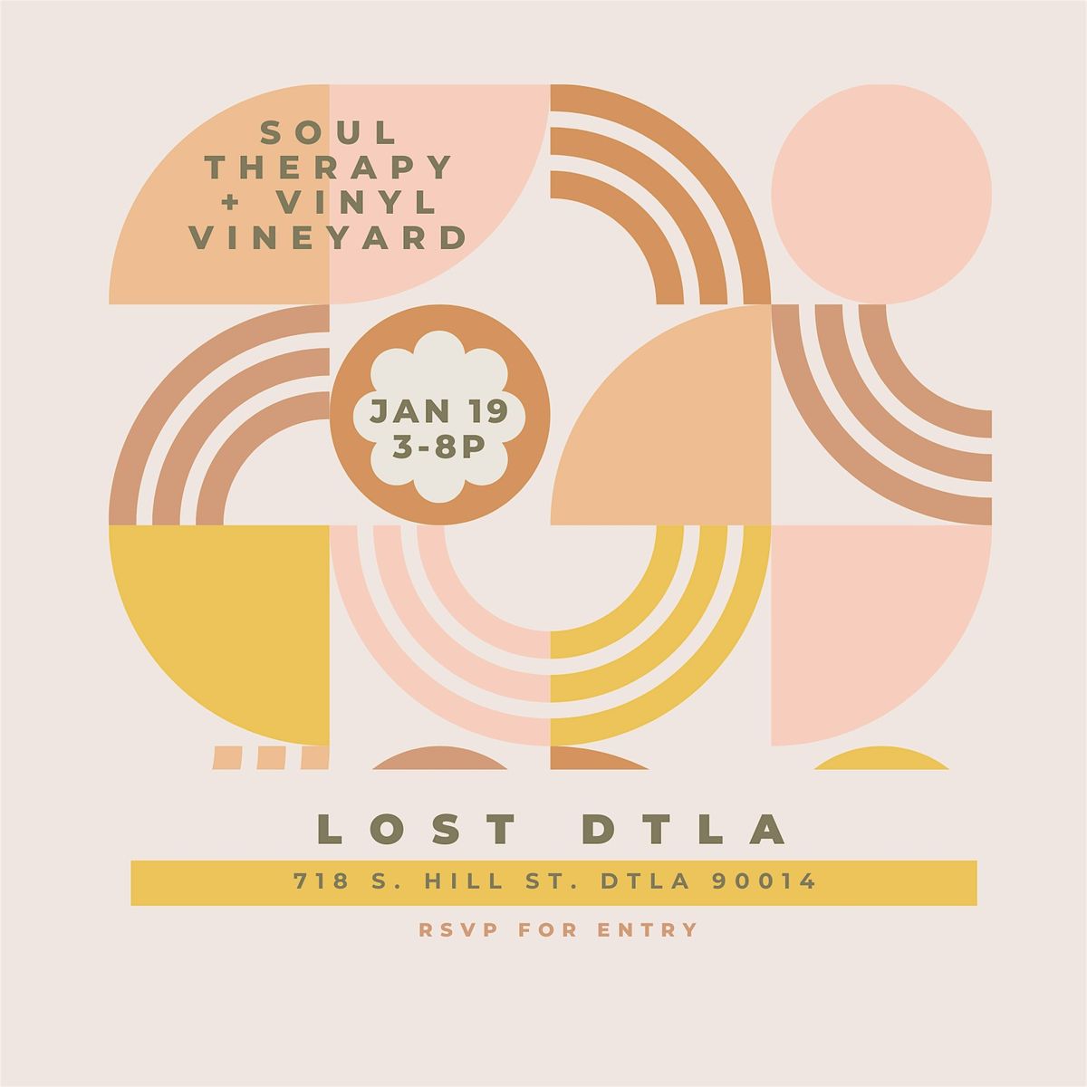 Soul Therapy + Vinyl Vineyard