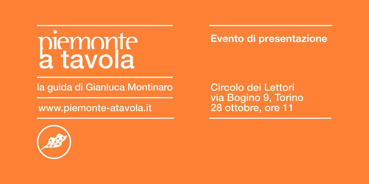 PIEMONTE A TAVOLA | Evento di presentazione