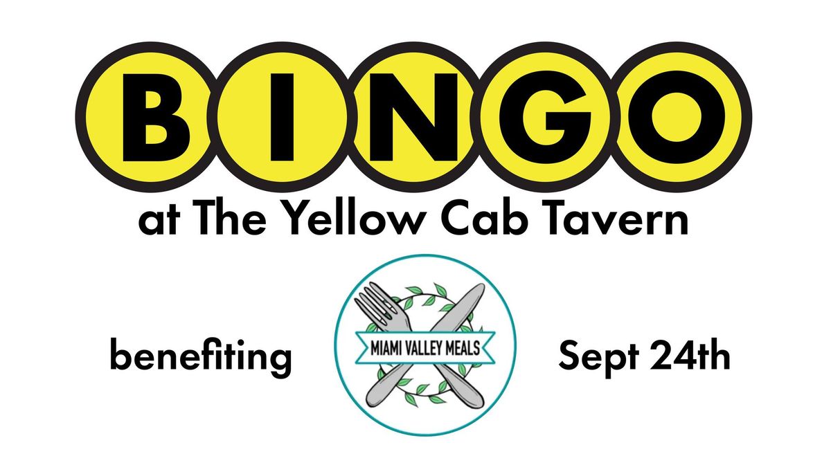 Charity Bar Bingo - Miami Valley Meals - Sept 24th