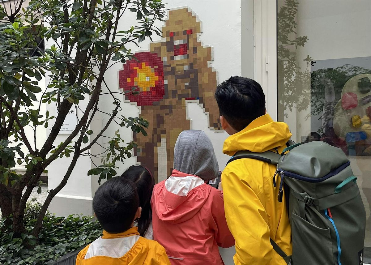Family tour: Explore Paris by hunting for Space Invaders street art mosaics