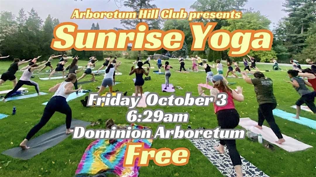 Sunrise Yoga  led by Shivi - Friday, October 3, 2025