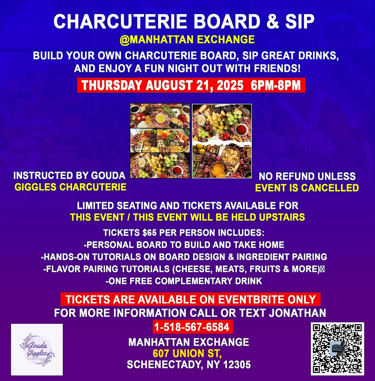 Charcuterie Board & Sip