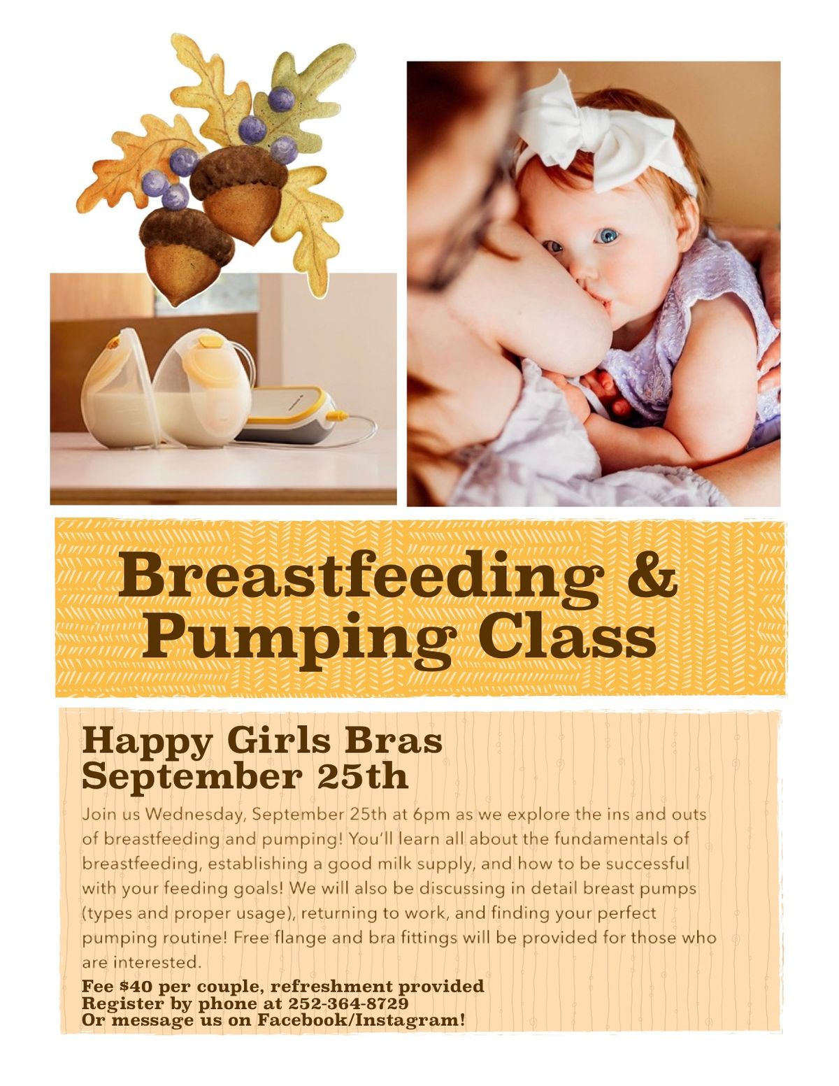 Breastfeeding and Pumping Class