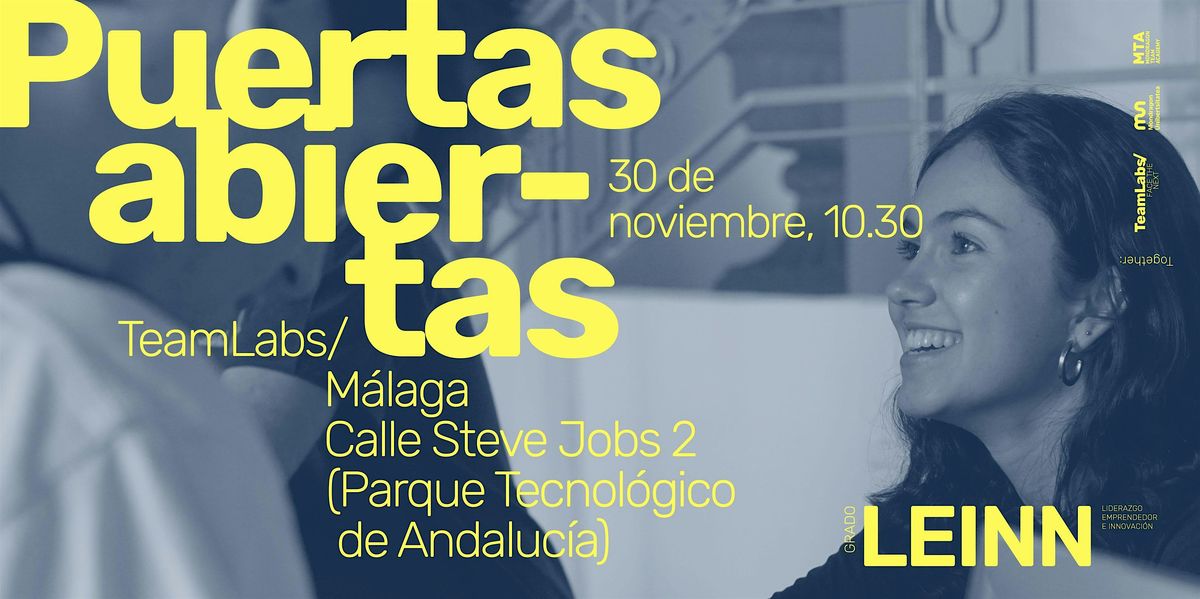 GRADO OFICIAL LEINN\/ PUERTAS ABIERTAS M\u00c1LAGA [30 NOV | 10:30]