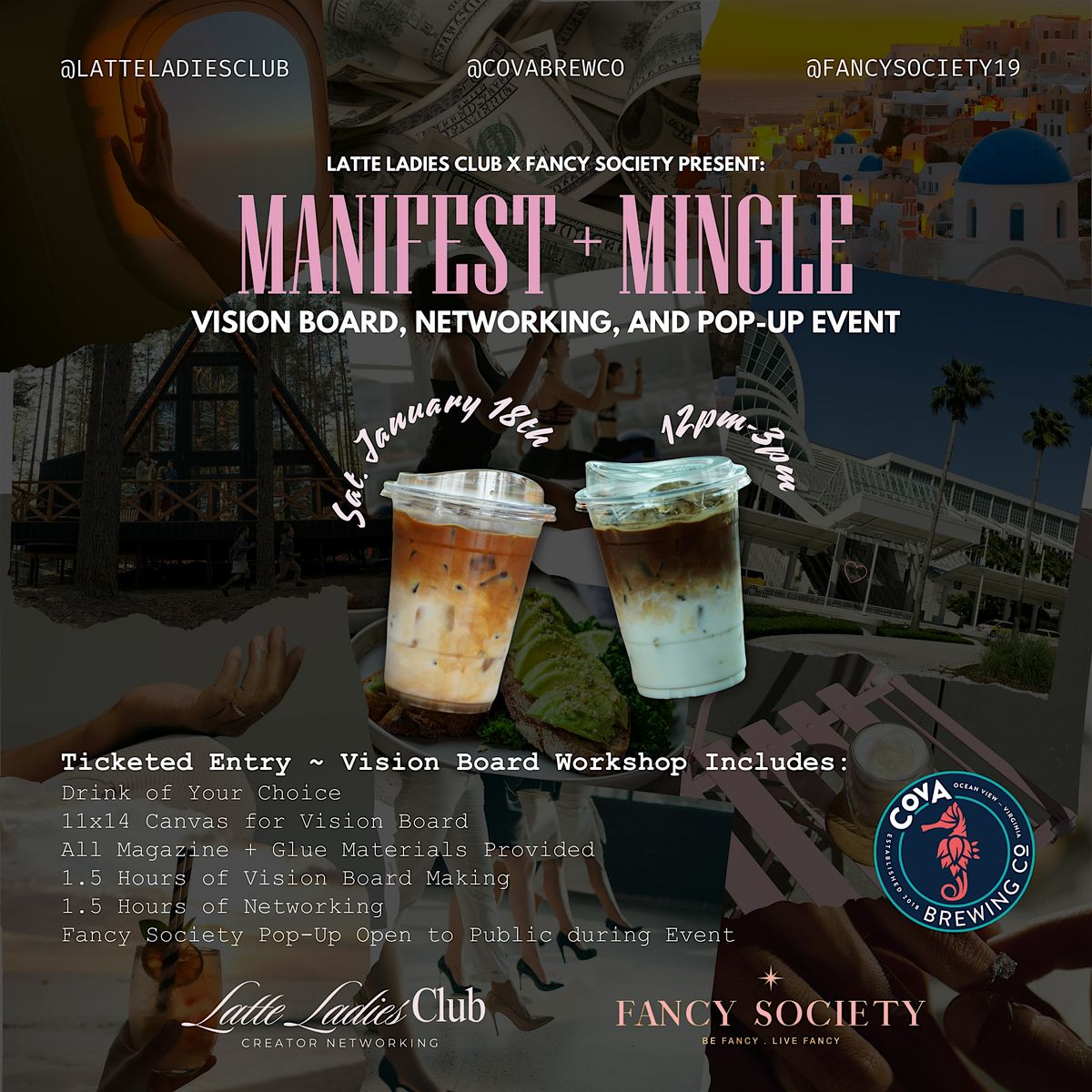 Manifest + Mingle: Vision Board Making and Networking Event