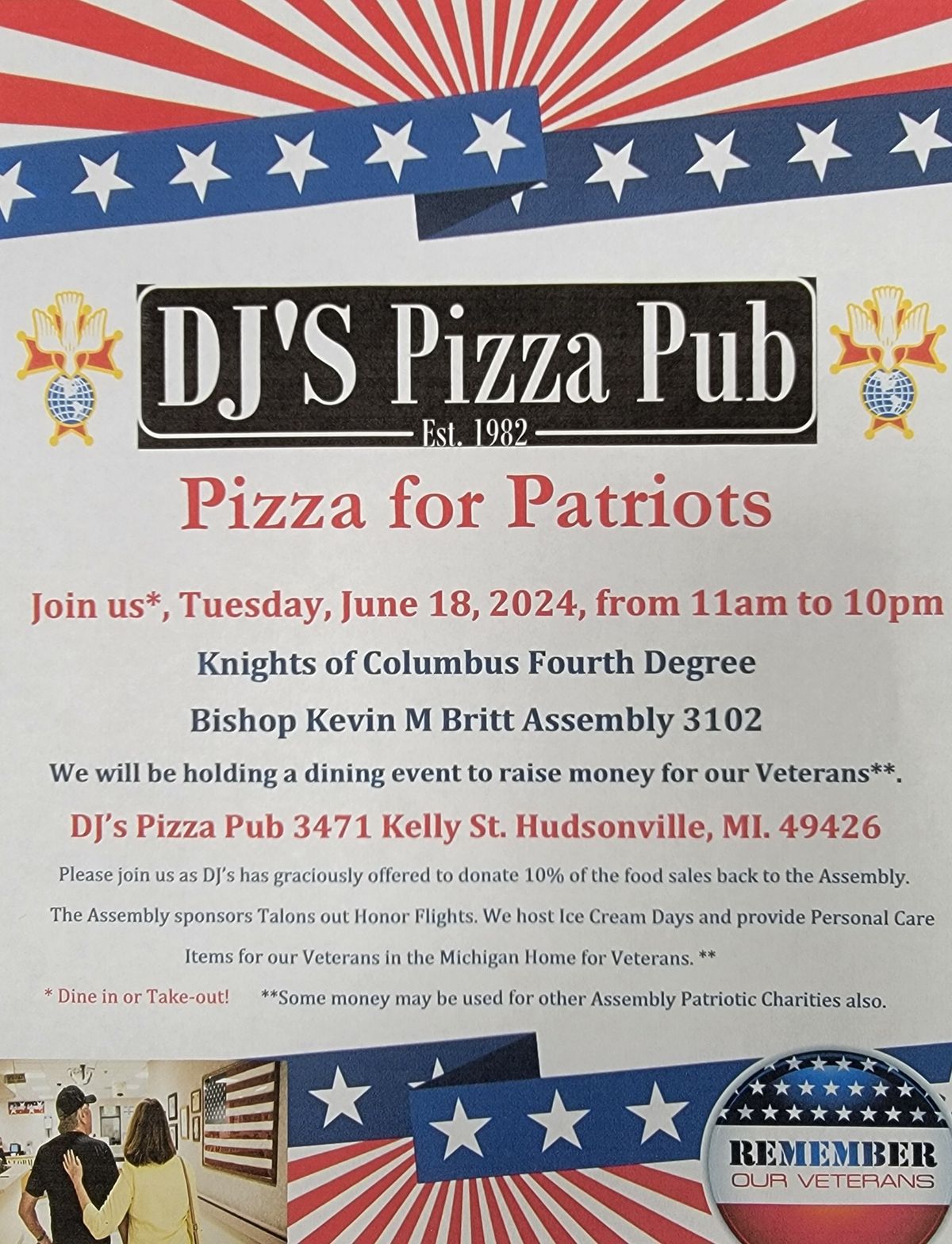 Pizza for Patriots