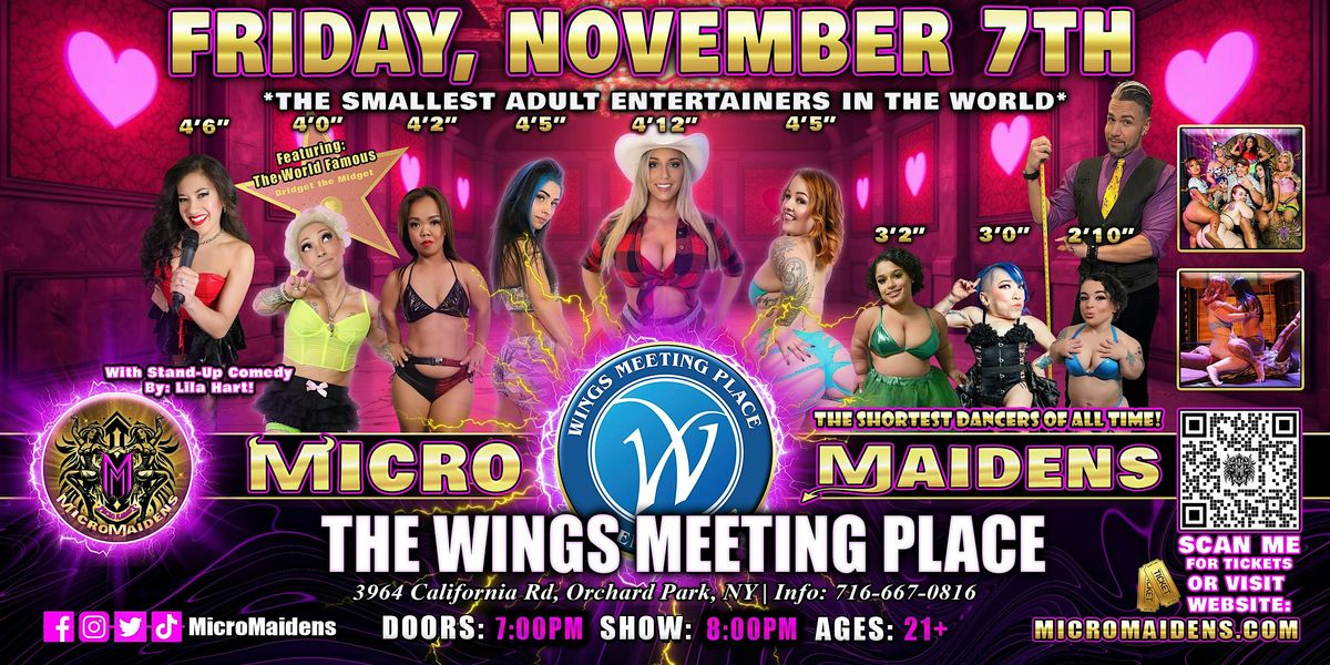 Orchard Park, NY - Micro Maidens Dwarf Dancers @ The Wings Meeting Place