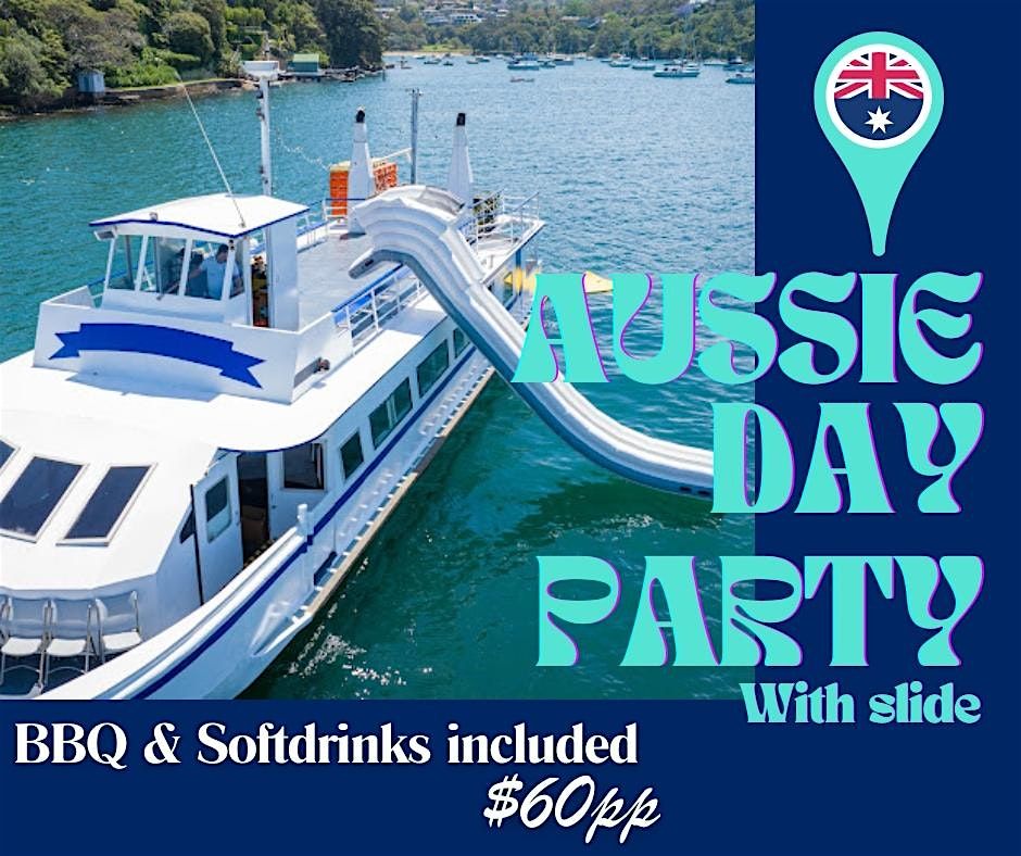 Australia Day boat party - with slide