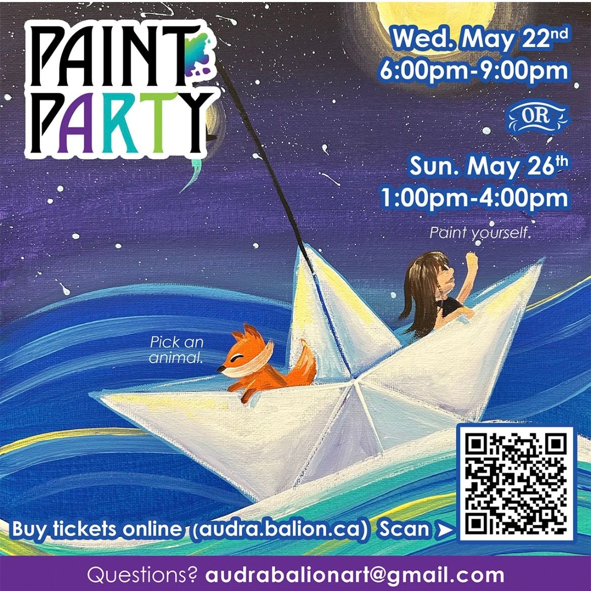 Paint Party - Paper Boat Pals