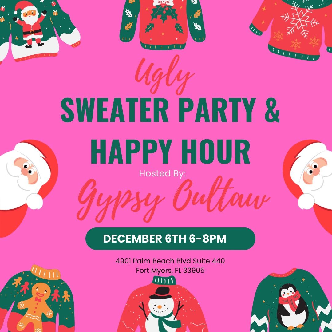 Ugly Sweater Party & Happy Hour at Gypsy Outlaw 