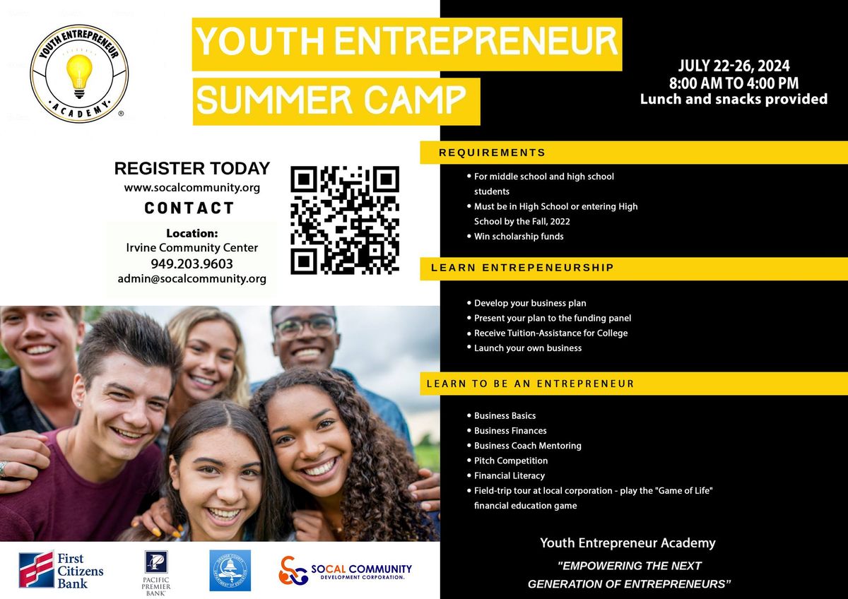 Youth Entrepreneur Summer Camp