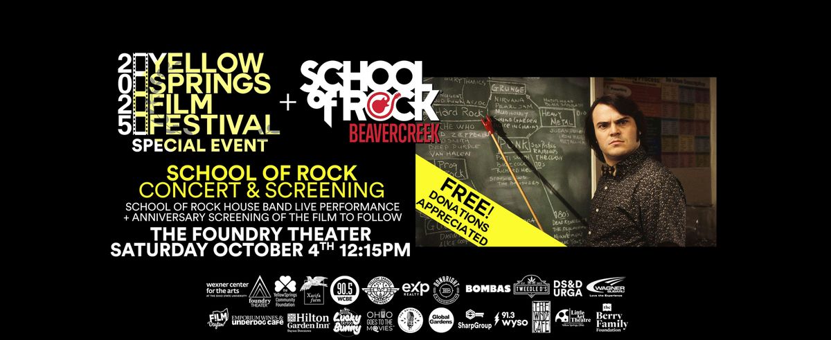 YSFF Presents: School of Rock Screening + Concert