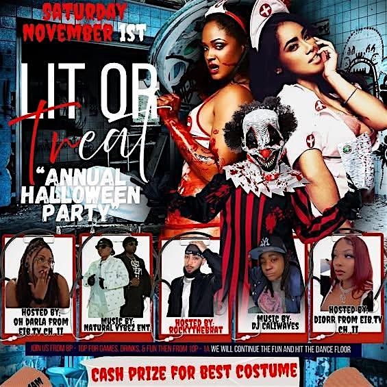 Lit or Treat Halloween Party