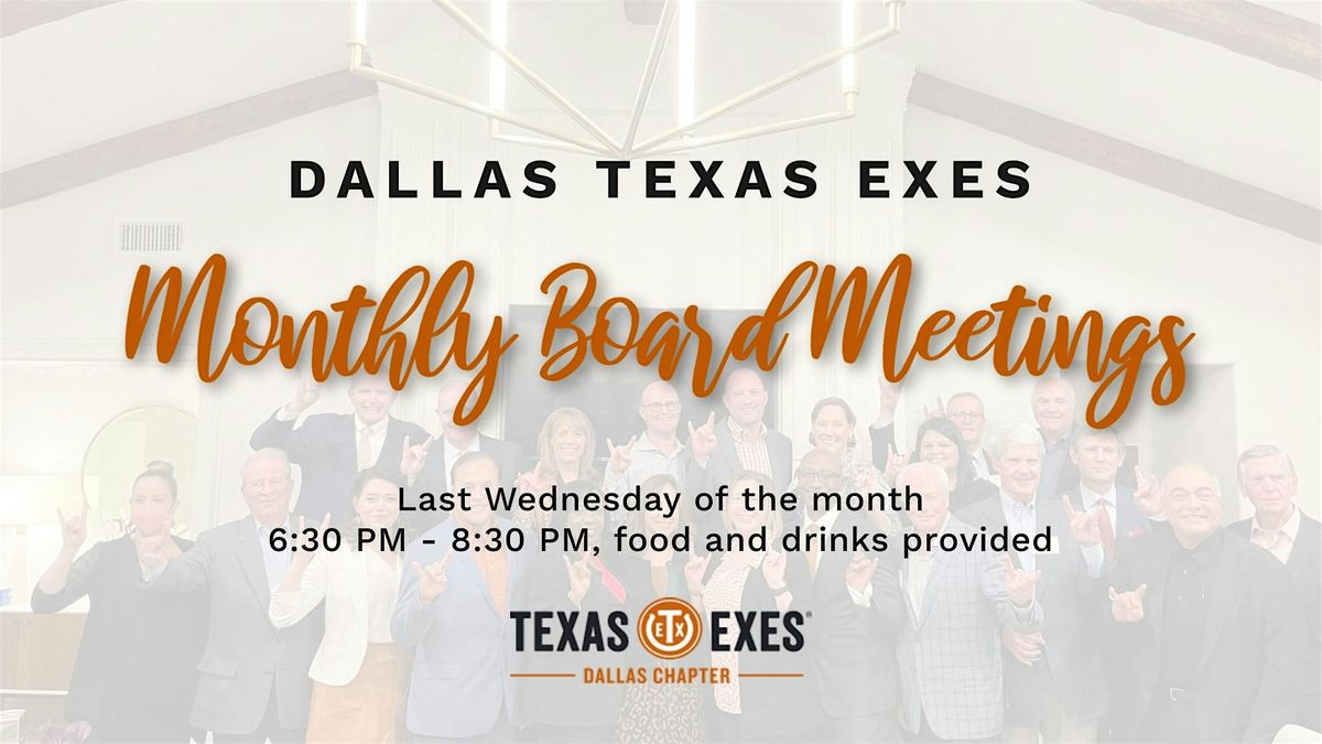 Dallas Chapter Board Meeting