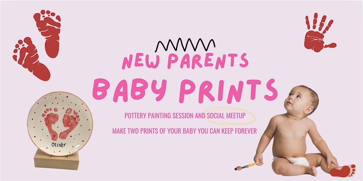 Baby Prints Pottery Painting