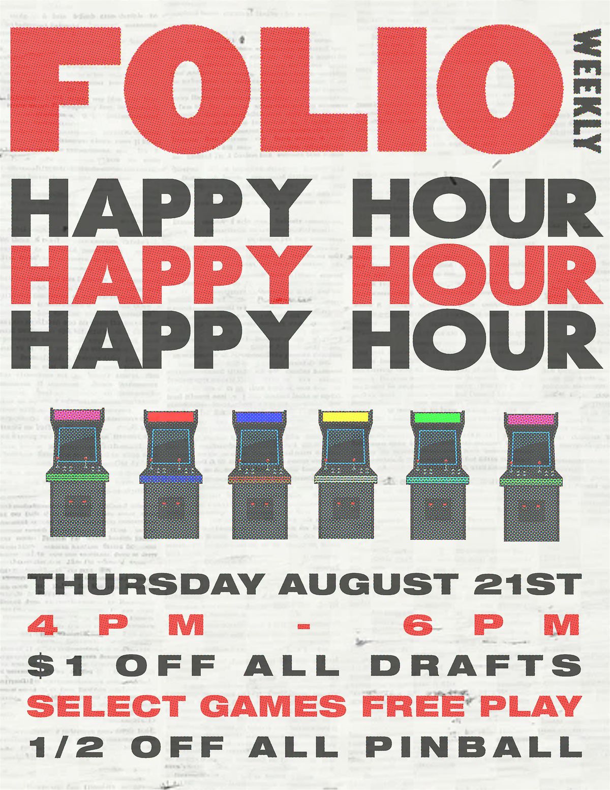Folio Happy Hour @ Keg & Coin