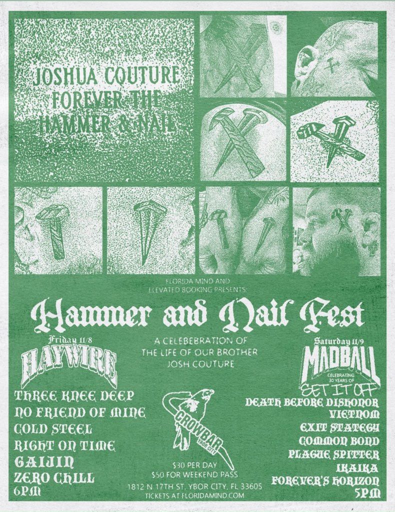 Hammer and Nail Fest with Madball, Haywire and more