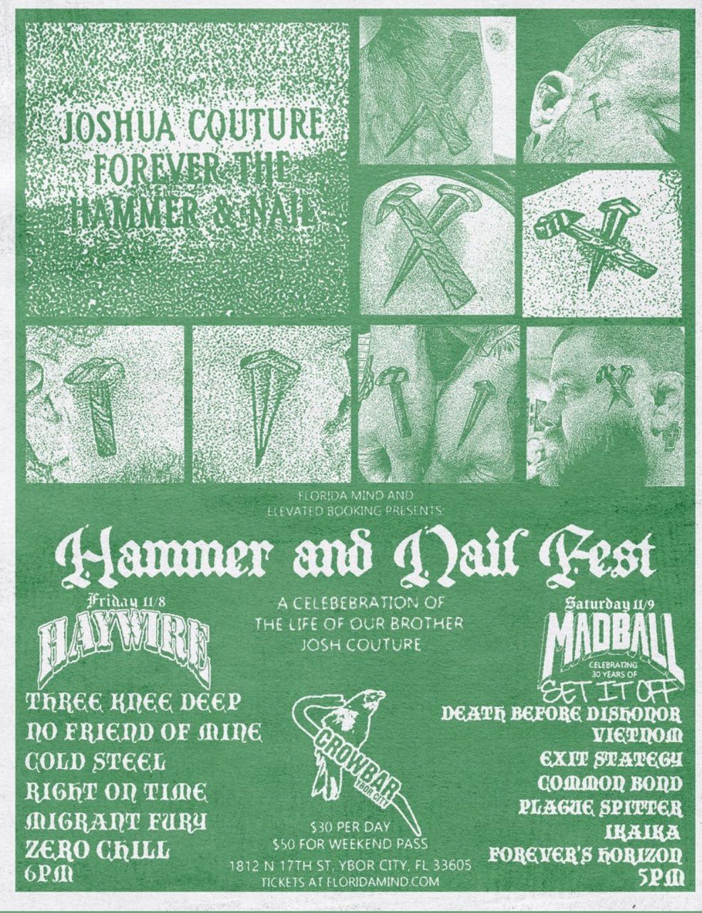 Hammer and Nail Fest with Madball, Haywire and more