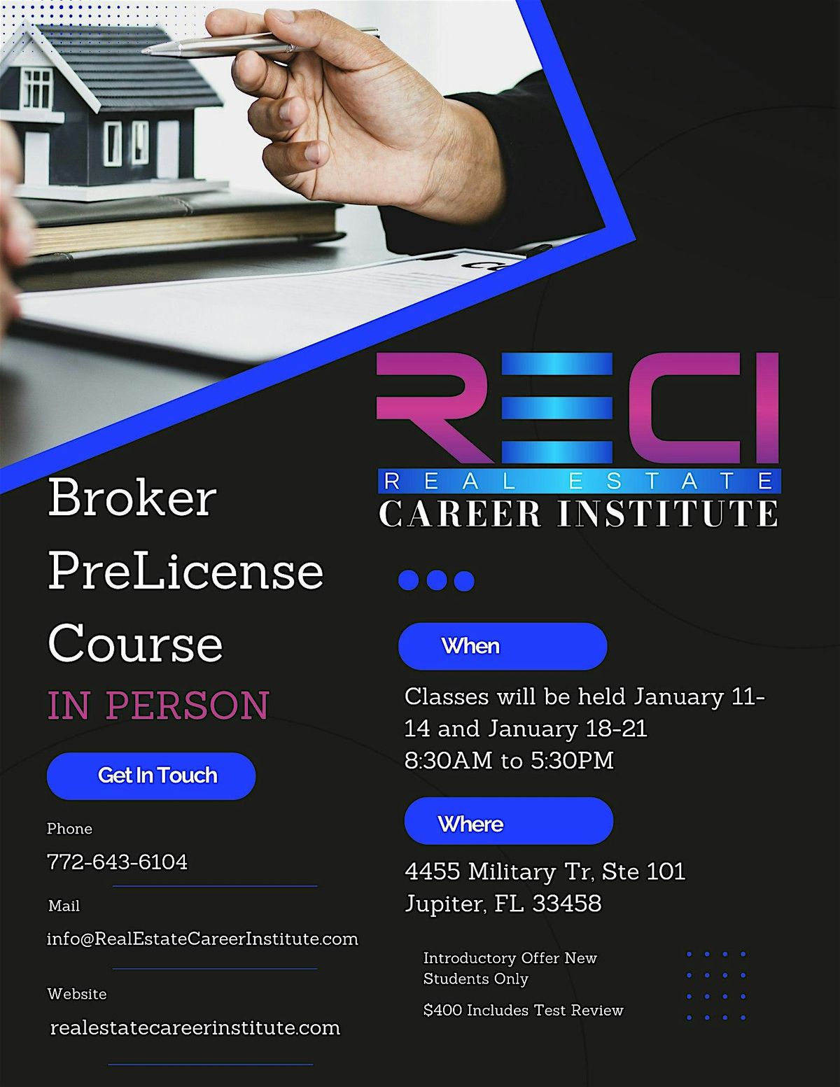 Real Estate Broker Pre-License Course