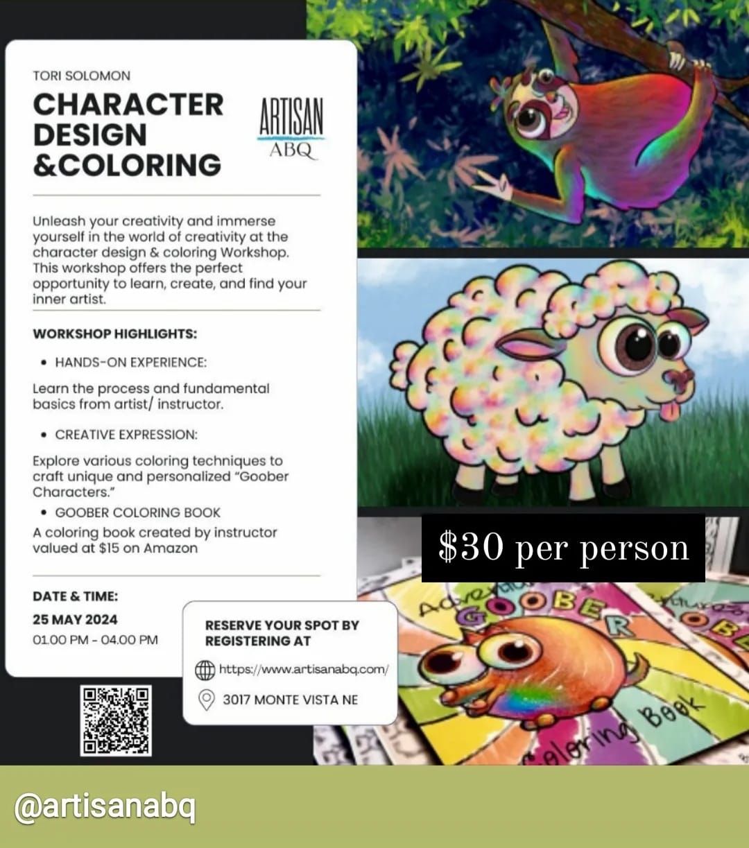 Character Design and Coloring with Tori Solomon