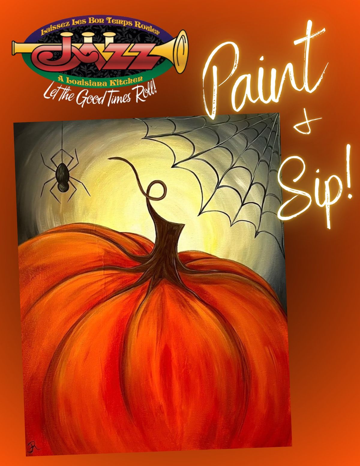 Halloween Paint & Sip at Jazz, a Louisiana Kitchen! 