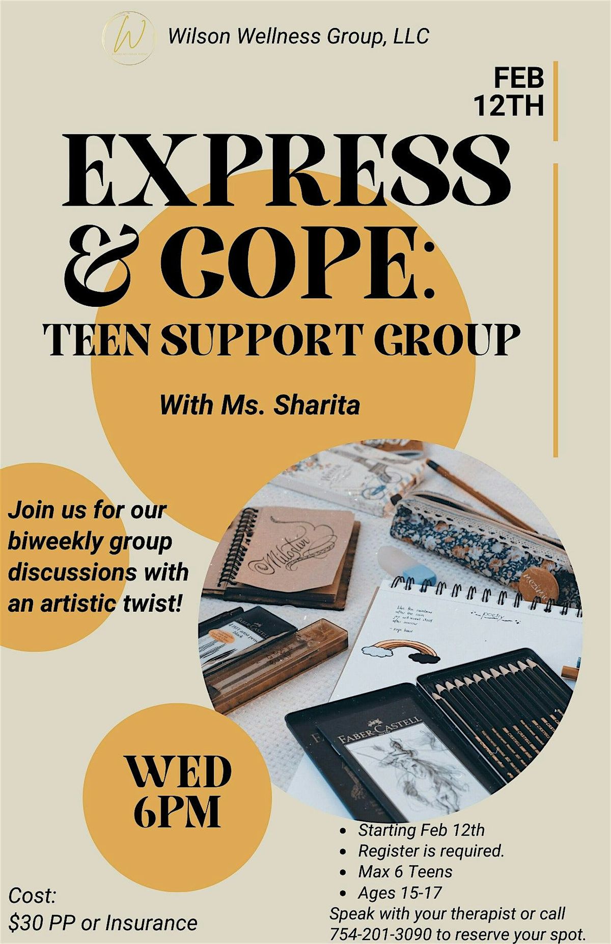 Express & Cope: Teen Support Group