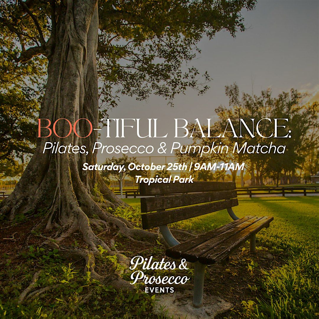Boo-tiful Balance: Pilates, Prosecco & Pumpkin Matcha