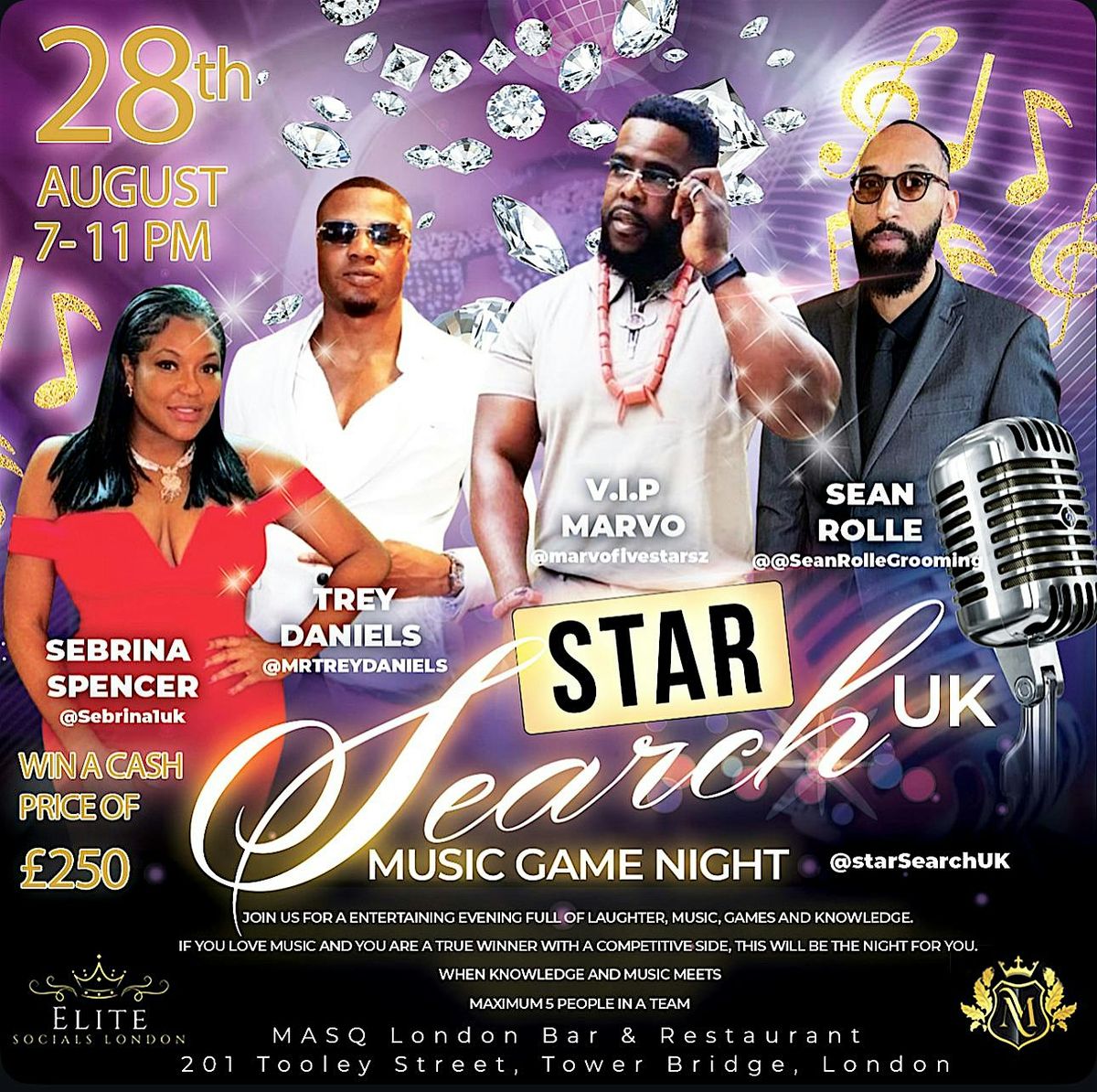 Star Search UK Music Games Night