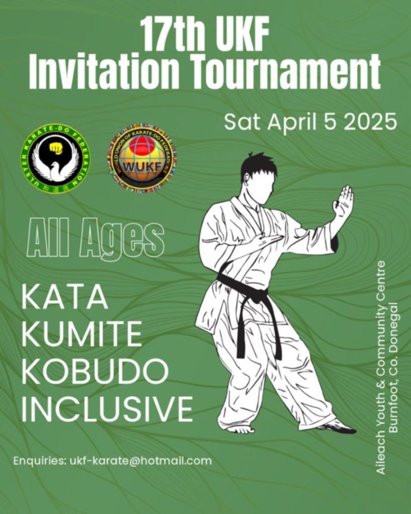 17th Ulster Karate-Do Federation Invitation