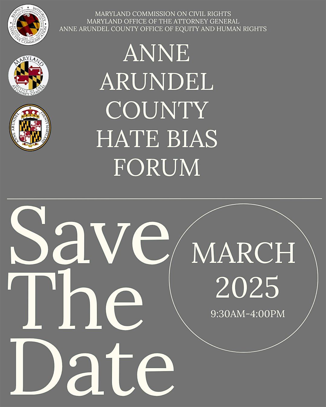 Anne Arundel County Hate Bias Forum