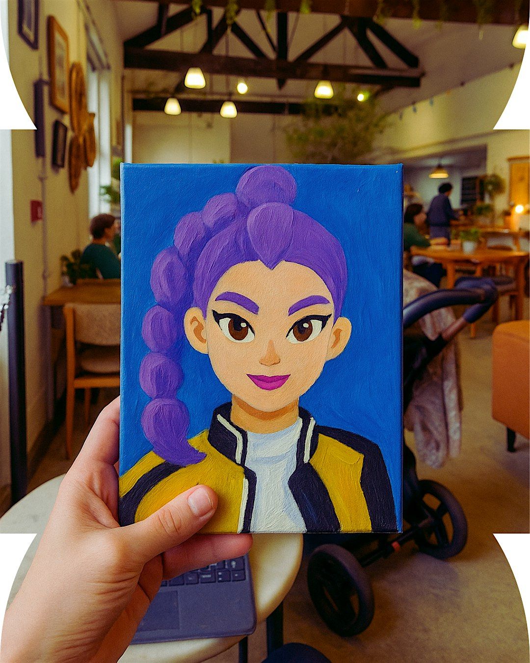 K-Pop Demon Hunters Paint and Singalong Workshop