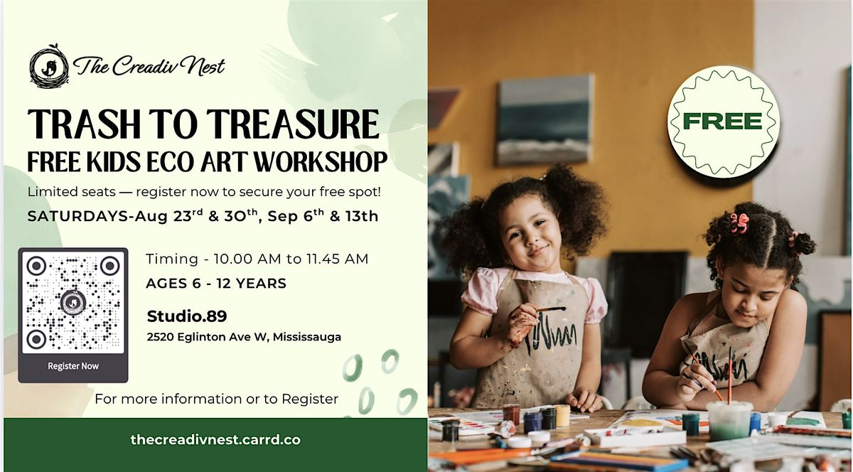 Trash to Treasure: Eco-Art Workshop for Kids (Ages 6\u201312)